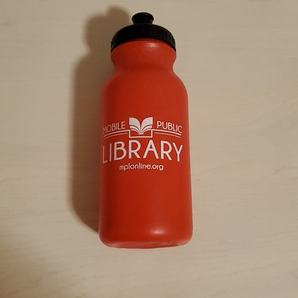 Red Plastic Water Bottle - Picture 2 of 2